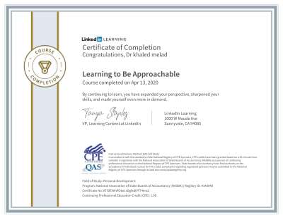CertificateOfCompletion_Learning to Be Approachable.pdf