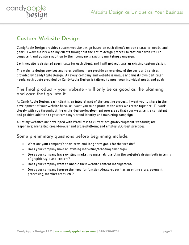Rates - Custom Website Design.pdf