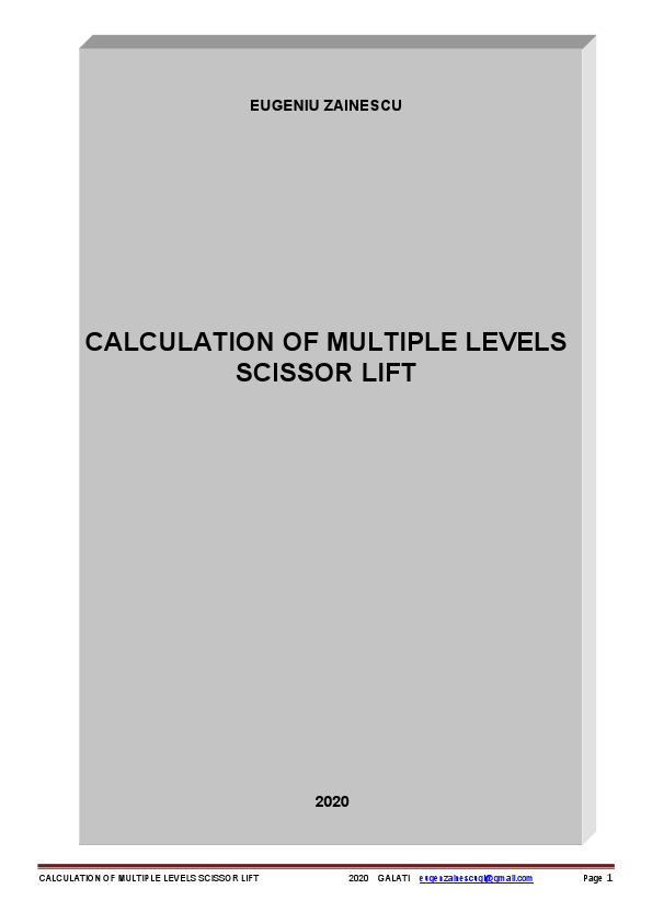 Calculation of multiples levels scissor lift.pdf
