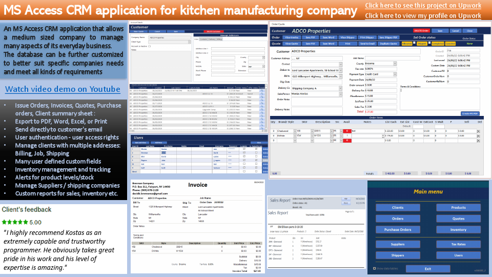 MS Access CRM application for kitchen manufacturing company.pdf