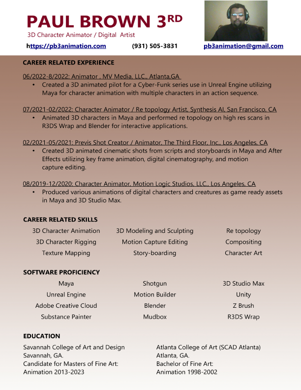 Brown,Paul_CV - Animation_2022-2023.pdf