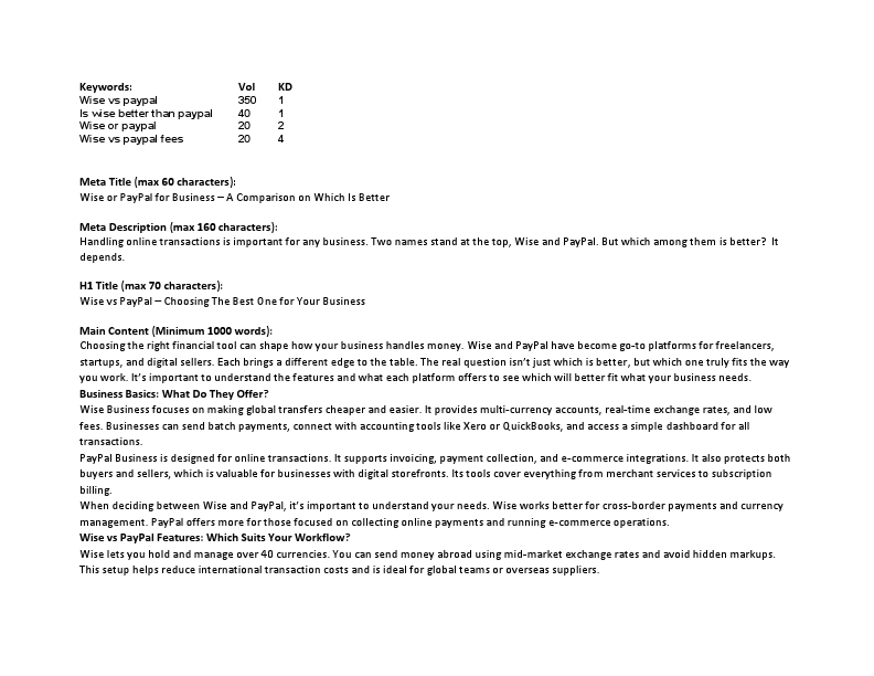 Wise vs PayPal – Choosing The Best One for Your Business.pdf