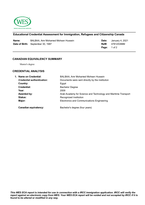 WES Educational Credential Assessment.pdf