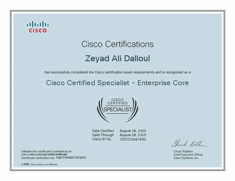 Cisco Certified Specialist - Enterprise Core certificate.pdf