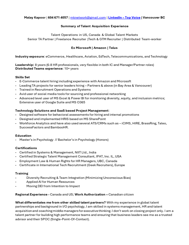 _Resume_Malay Kapoor_Sr Contract Recruiter.pdf