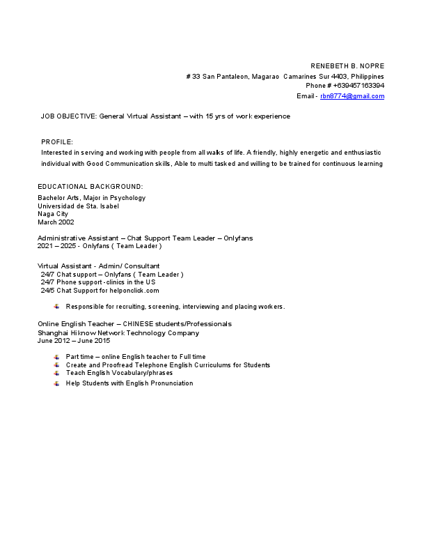 Renebeth Nopre Resume - LinkedIn.pdf