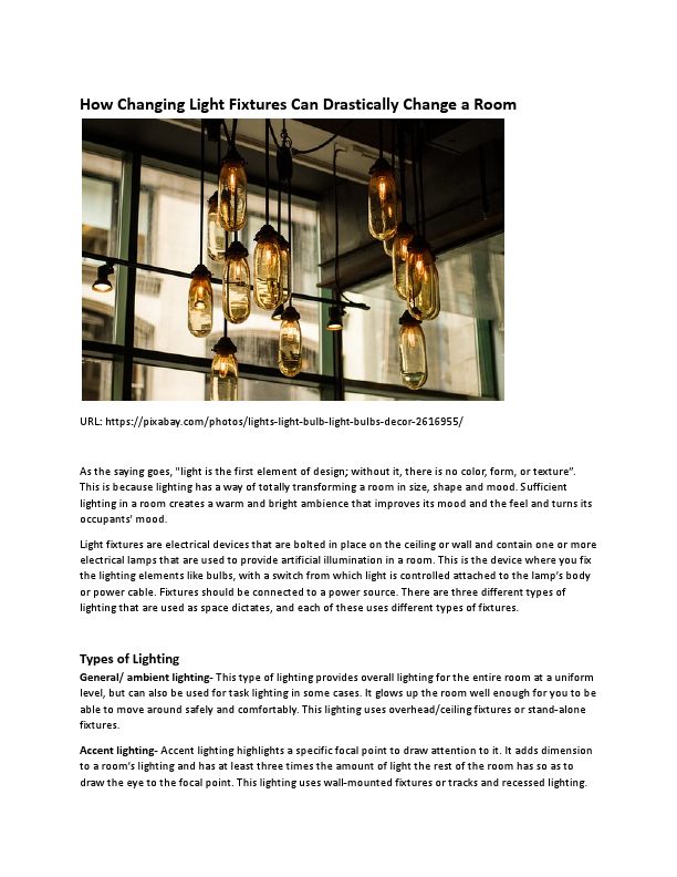 How Changing Light Fixtures Can Drastically Change a Room.docx.pdf