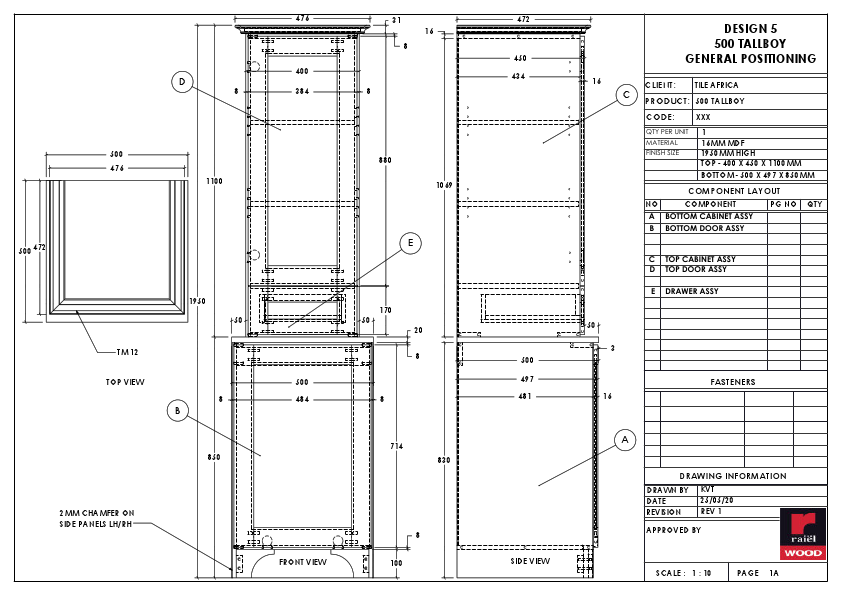 1A DESIGN 5 - 500 TALLBOY ASSY GENERAL POSTION.pdf