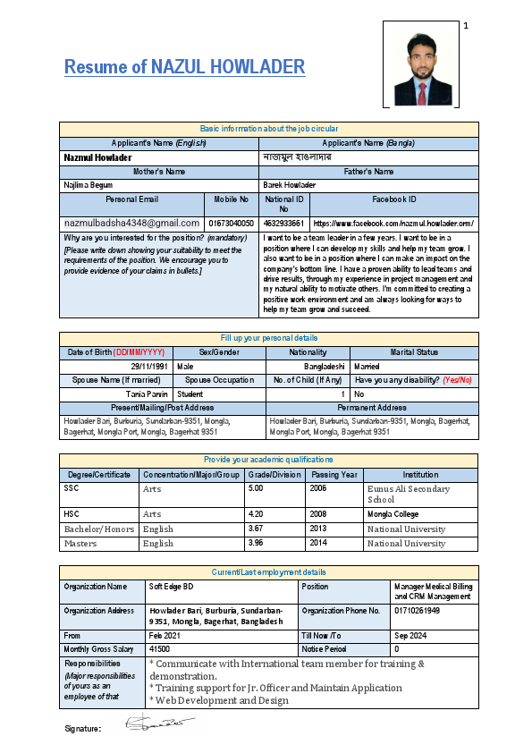 Resume of Nazmul Howlader.pdf