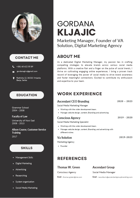 Gordana Kljajic CV.pdf