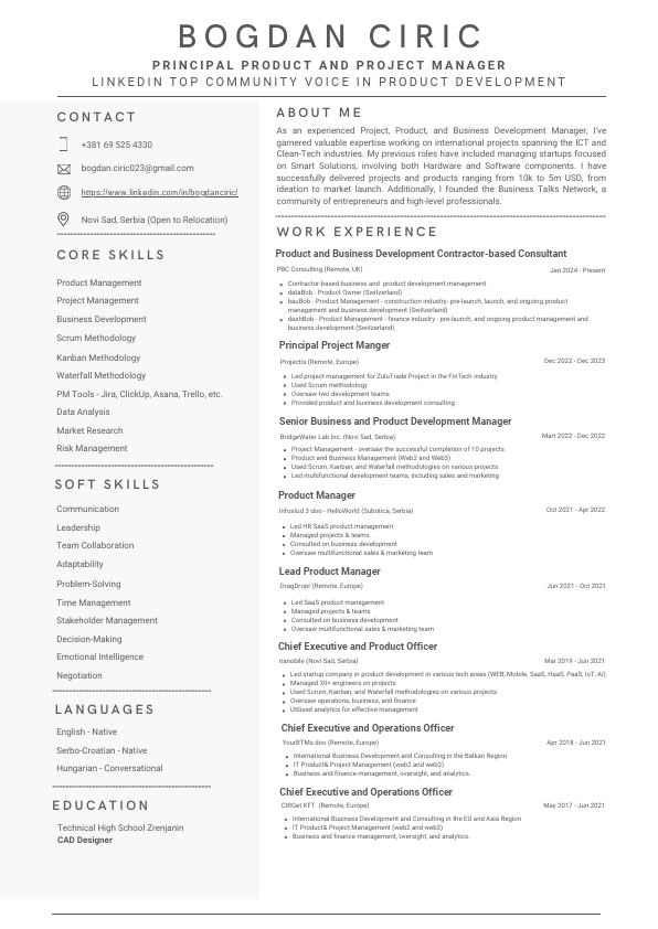 Bogdan Ciric - CV - 2024.pdf