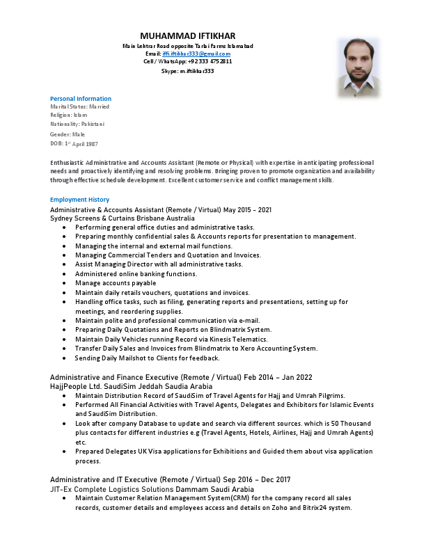 MUHAMMAD IFTIKHAR CV..pdf