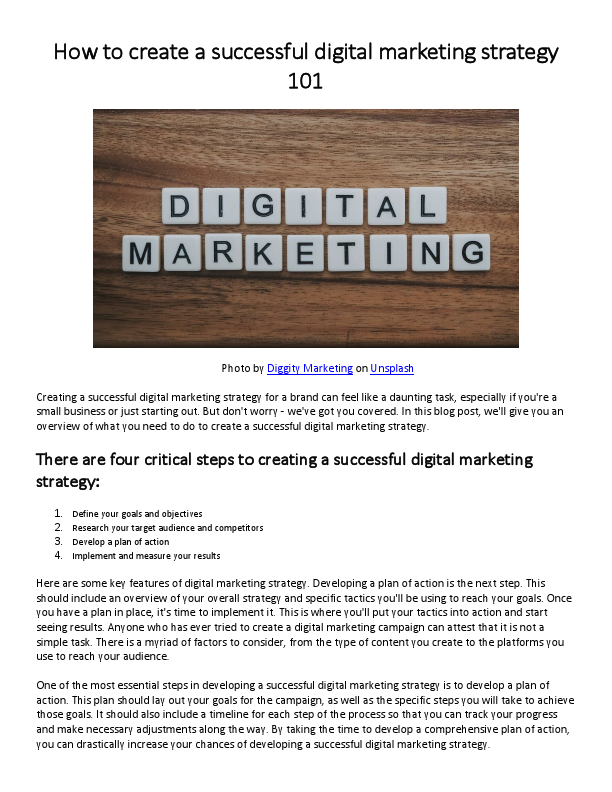 How to create a successful digital marketing strategy 101.pdf