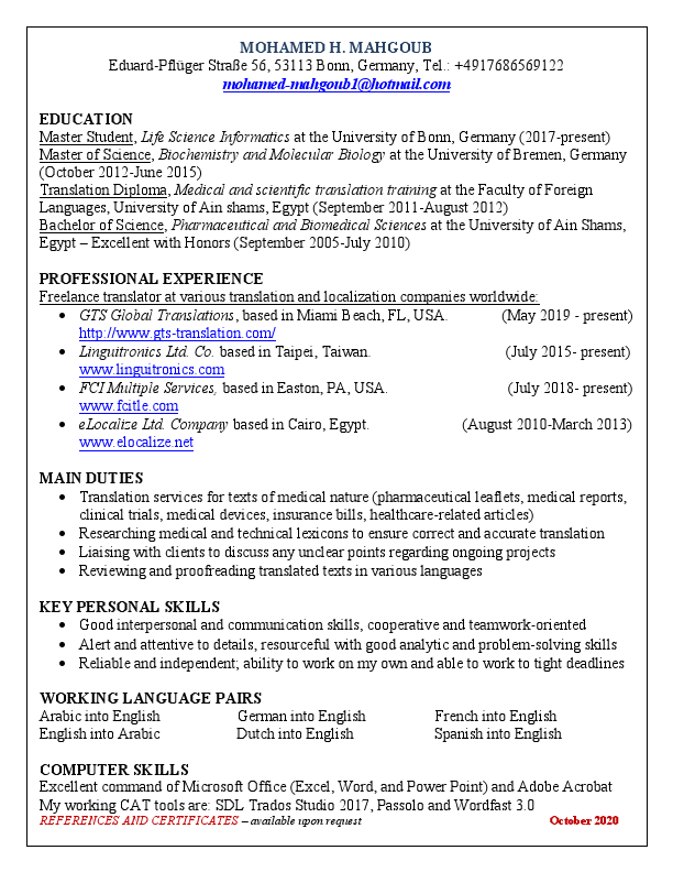 Curriculum Vitae - Mohamed H. Mahgoub.pdf