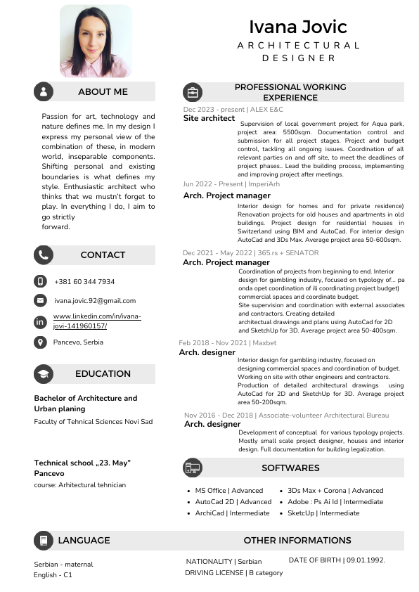 Ivana Jovic CV resume.pdf