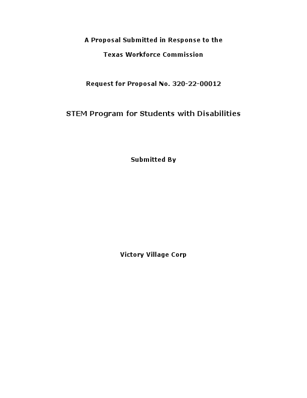 Ed grant sample-Disabilities-Proposal No. 320-22-00012-Texas.pdf