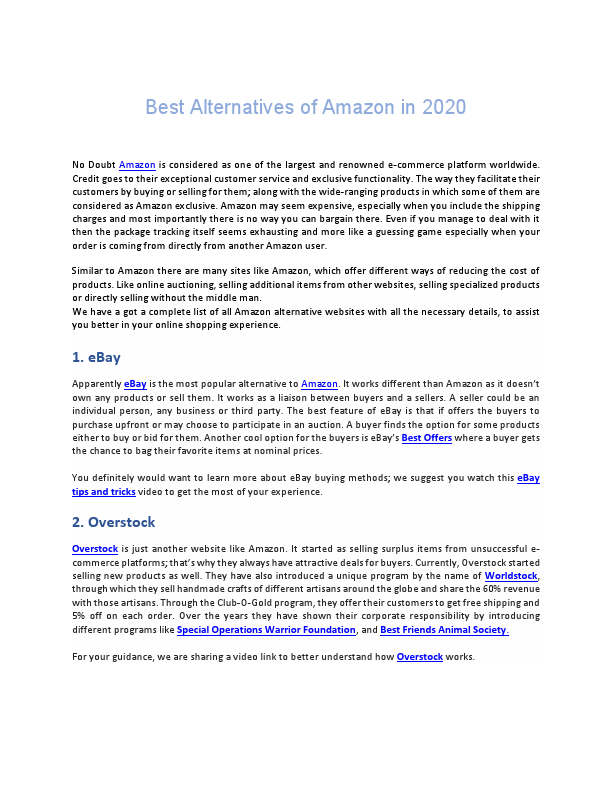 Best Alternatives of Amazon in 2020.pdf