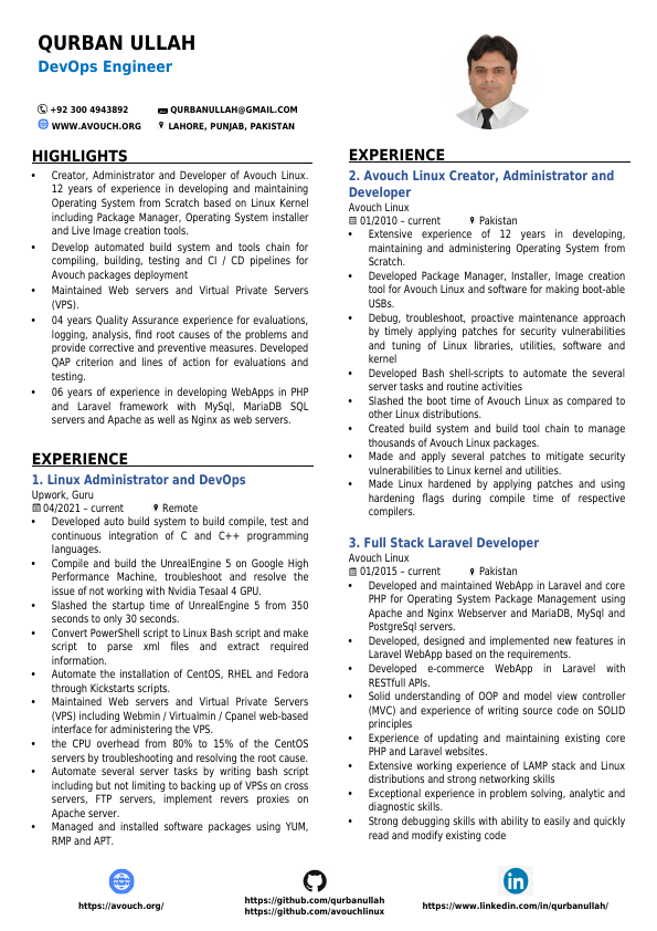 Qurban Ullah Resume of DevOps Engineer.pdf