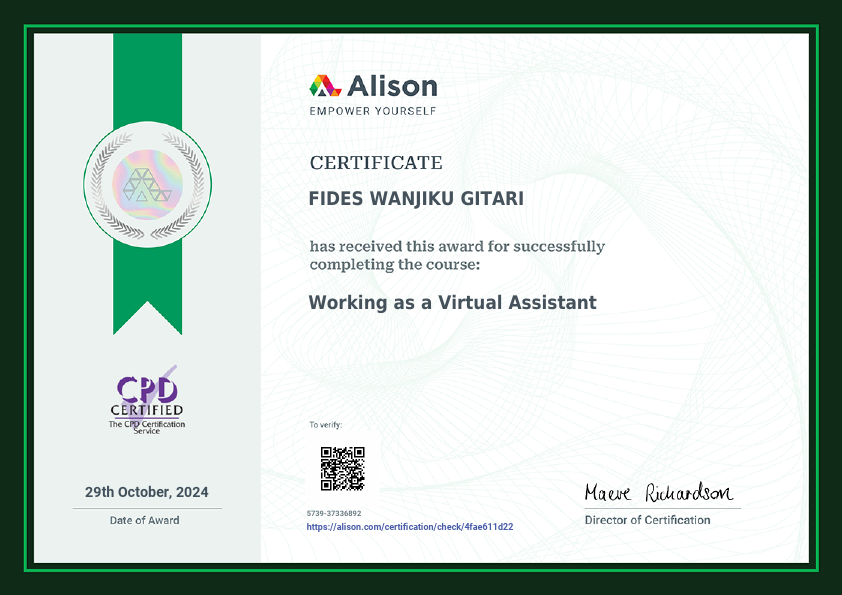 Alison VA Certificate - Fides.pdf