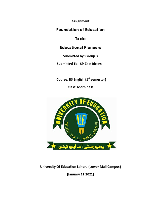 Pioneers of education.pdf