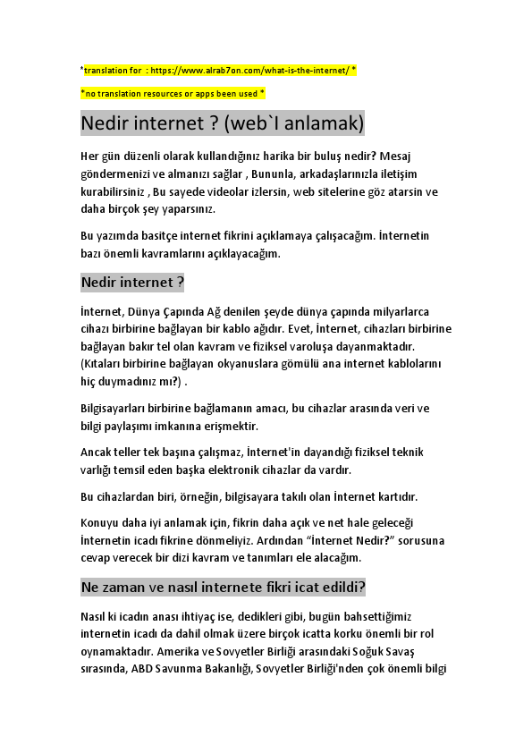 arabic to turkish - the internet.pdf