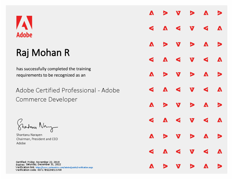 Adobe Certified Professional - Adobe Commerce Developer certificate.pdf