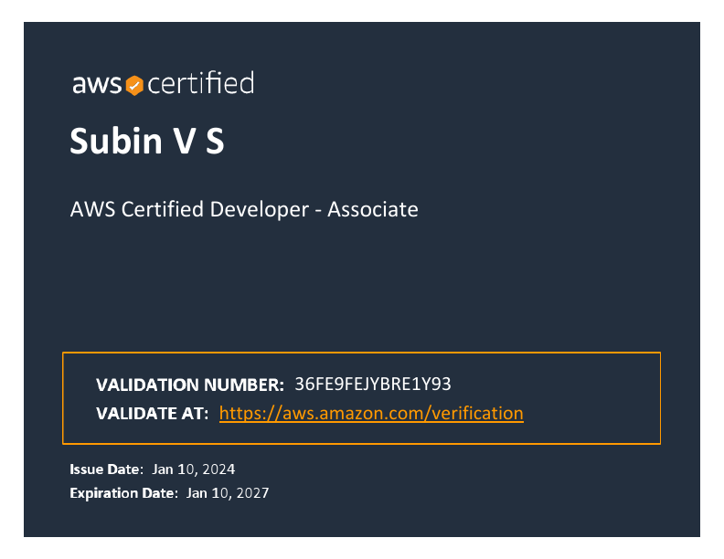 AWS Certified Developer - Associate certificate.pdf