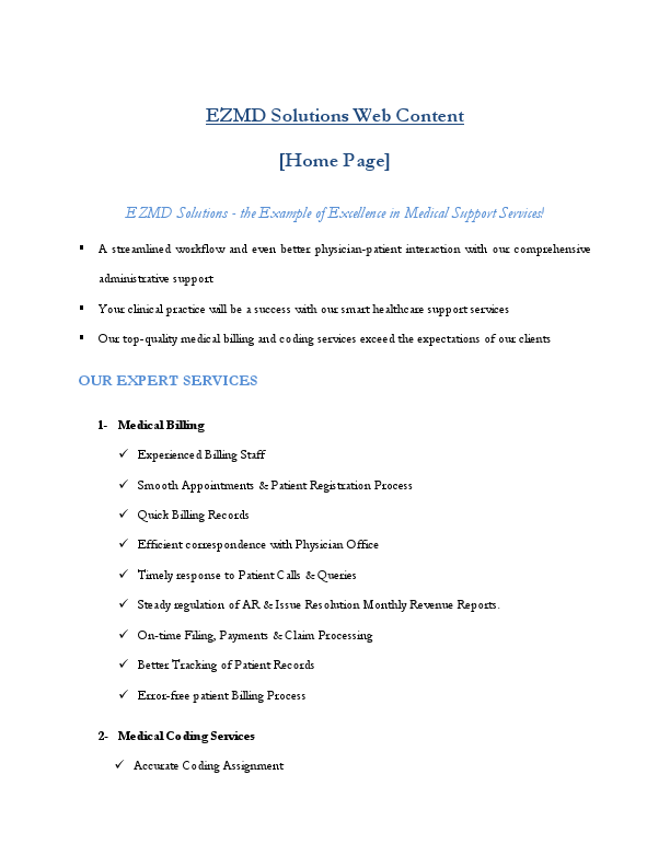 EZMD Solutions Website Content.pdf