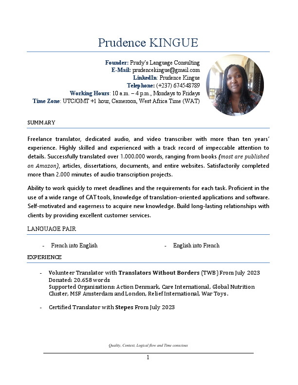 Prudence KINGUE_CV_ Update 2025.pdf
