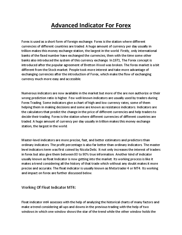 float indicator mt4.pdf