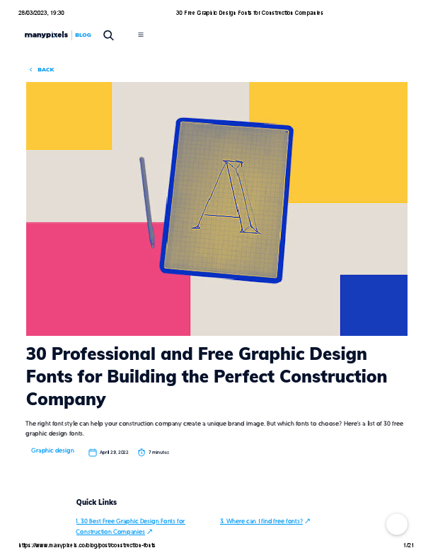 30 Free Graphic Design Fonts for Construction Companies.pdf