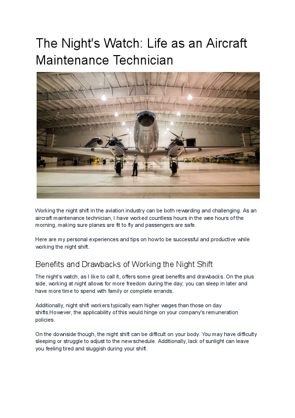 The Night's Watch_ Life as an Aircraft Maintenance Technician.pdf