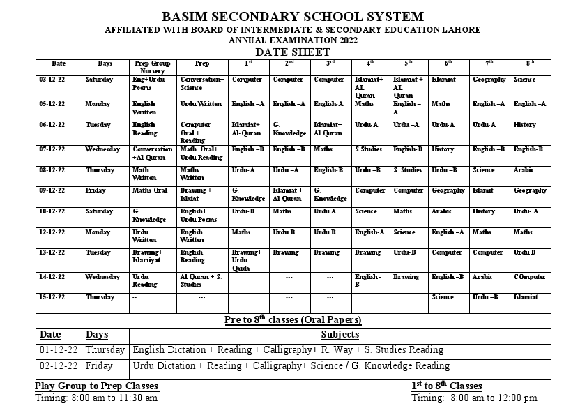 BASIM SECONDARY SCHOOL SYSTEM (Date Sheet)3.pdf
