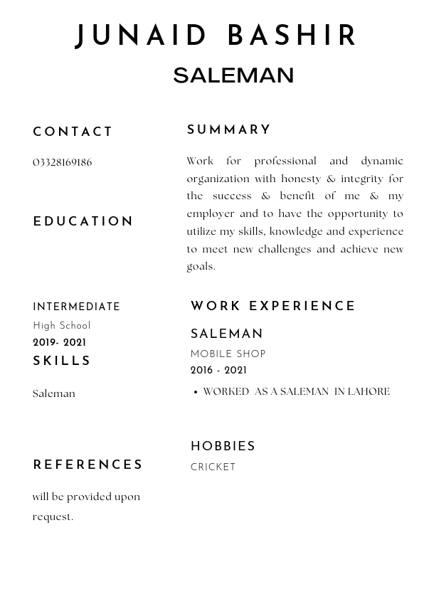 Black and White Minimalist Simple Design Freelancer Resume.pdf