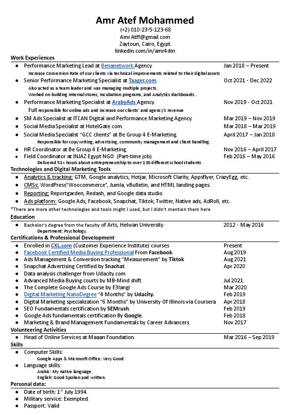 Amr Atef - Senior Performance Marketing - Resume.pdf