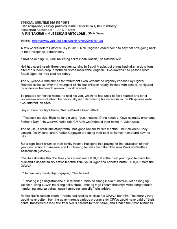 2018 UP Gandingan Award winner - Late response, clunky policies leave Saudi OFWs, kin in misery.pdf