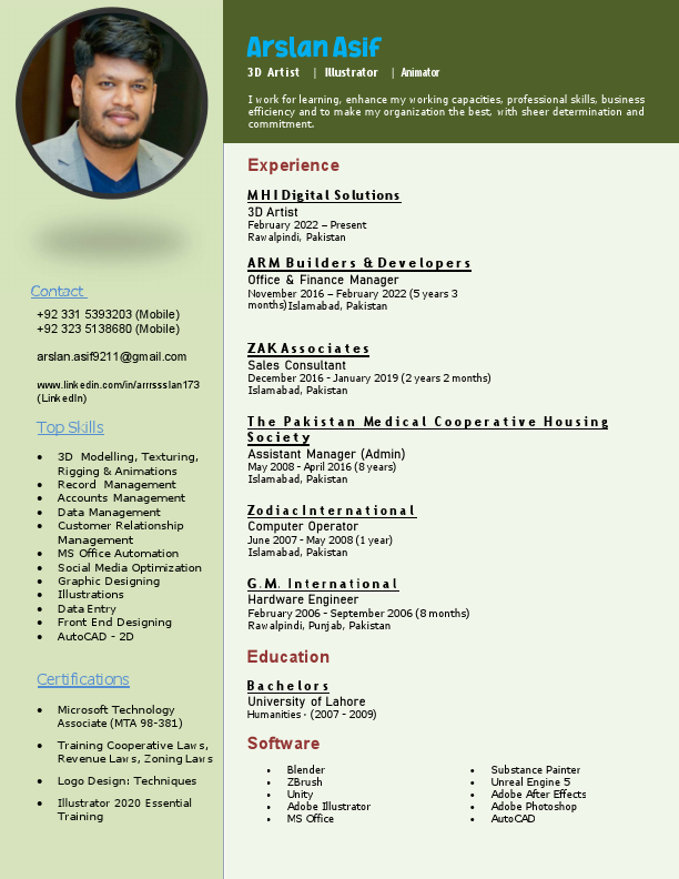 Resume Arslan 3D.pdf