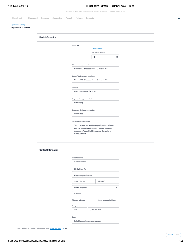 Organisation Settings – Bluebell pc & – Xero.pdf