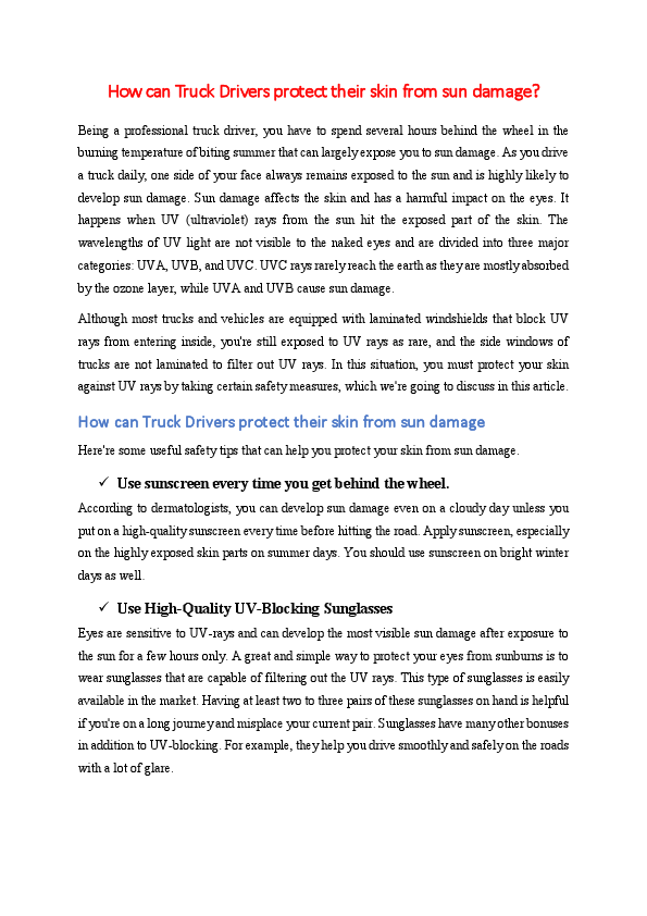 How can Truck Drivers protect their skin from sun damage.edited.pdf