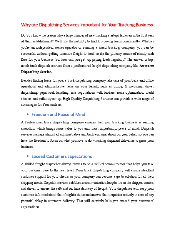 Why are Dispatching Services Important for Your Trucking Business.edited.pdf