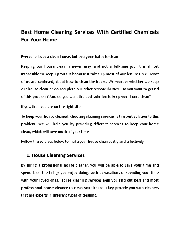 Best Home Cleaning Services With Certified Chemicals  For Your Home.docx.pdf