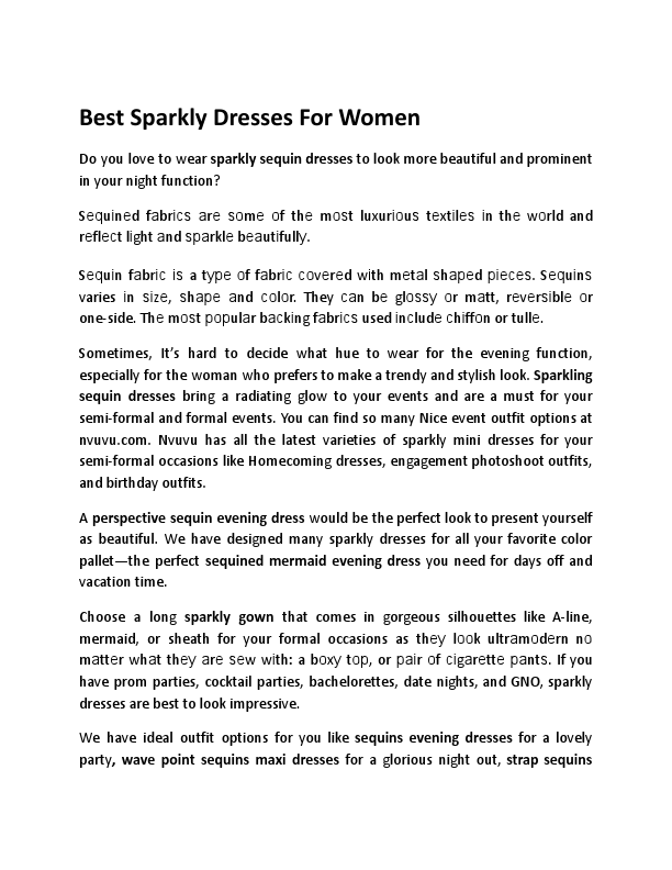 Best Sparkly Dresses For Women.pdf