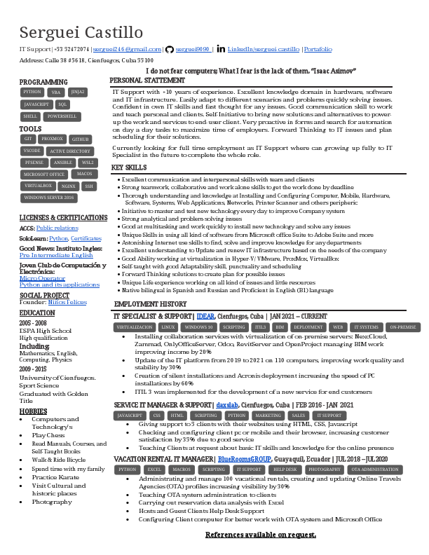Serguei Castillo CV-IT Support.pdf