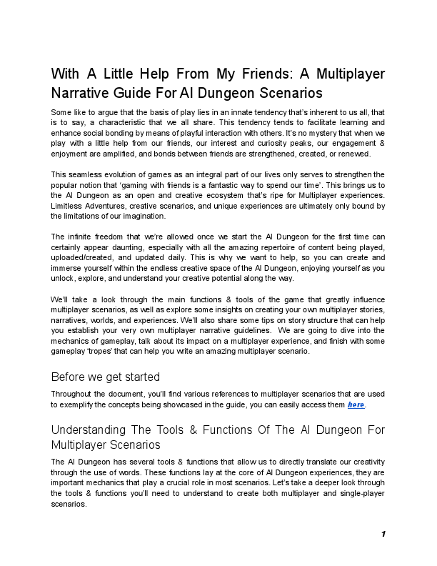 With A Little Help From My Friends A Multiplayer Narrative Guide For AI Dungeon Scenarios.pdf