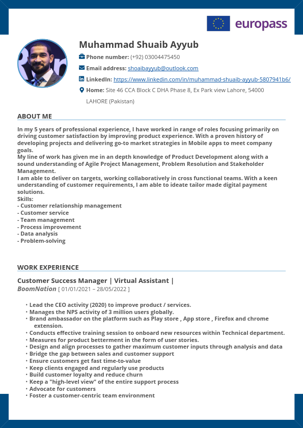 Virtual Customer Service Representative - Muhammad Shuaib Ayyub.pdf