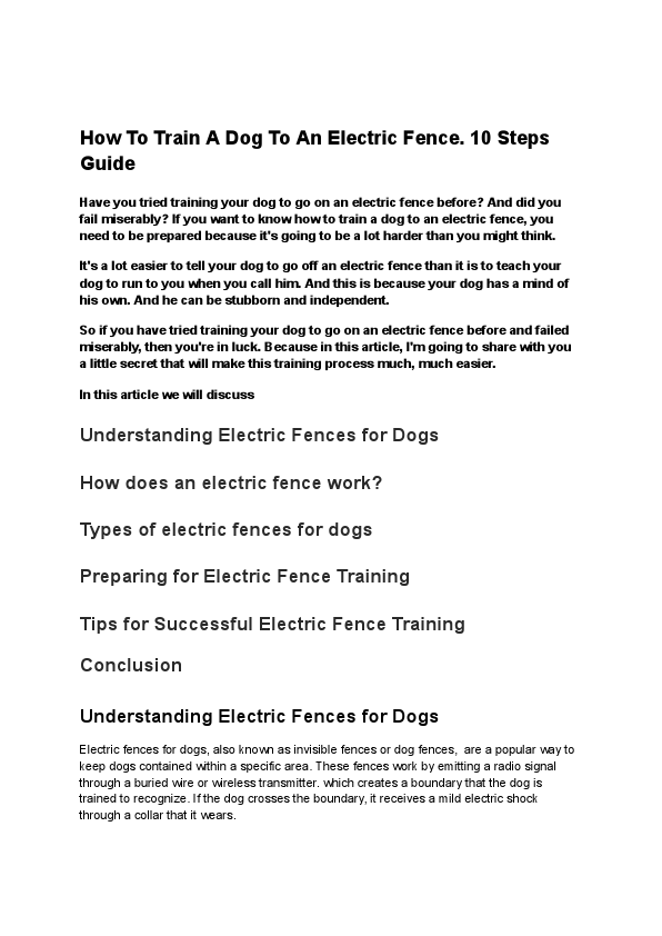 How To Train A Dog To An Electric Fence (1).pdf