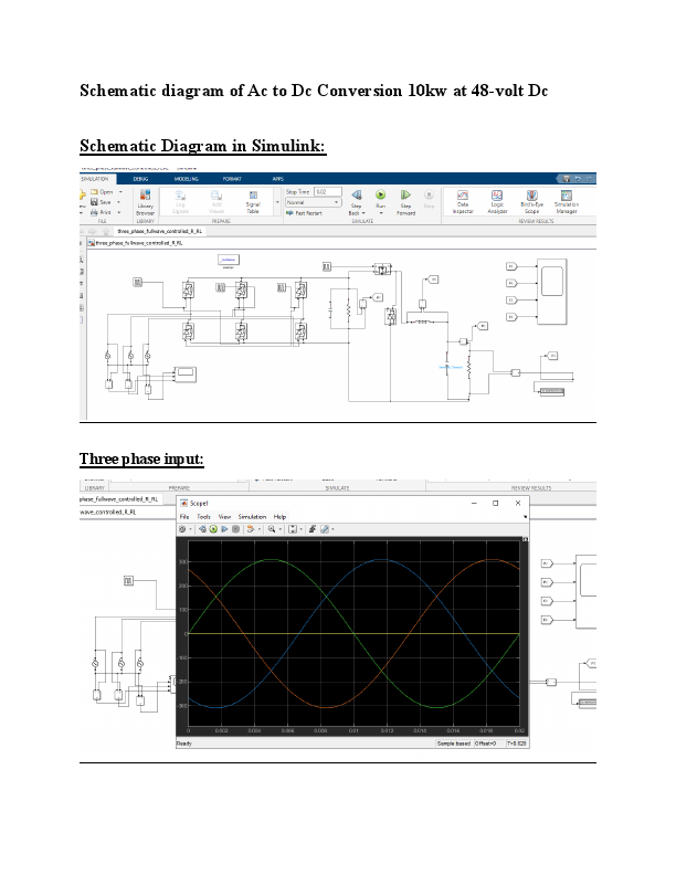 milestone 1(Schematic diagram of Ac to Dc Conversion 10kw at 48).pdf