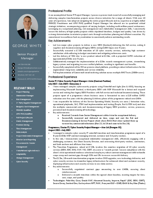 George White - CV.pdf