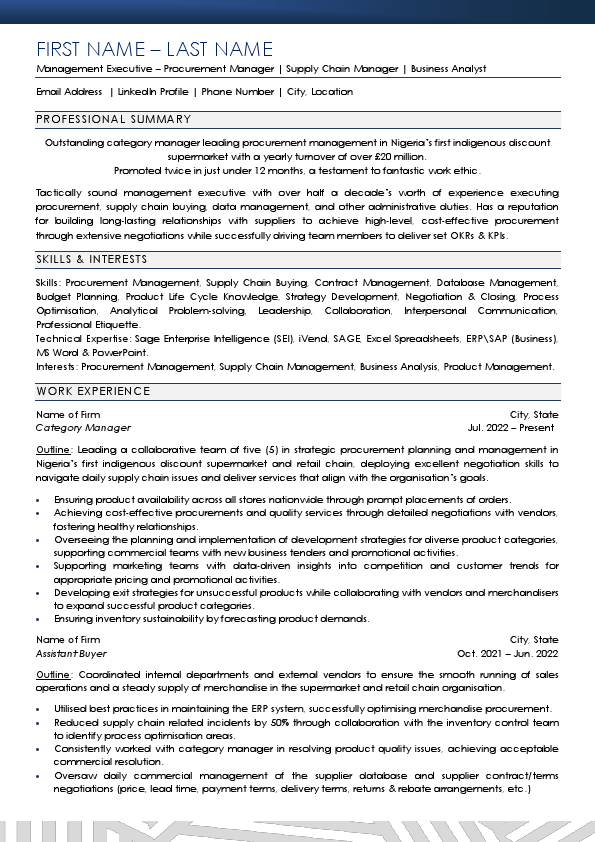 Procurement Manager CV Sample.pdf