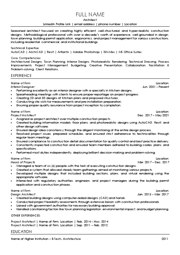 Keyword-optimised CV for Architect -  AFTER.pdf